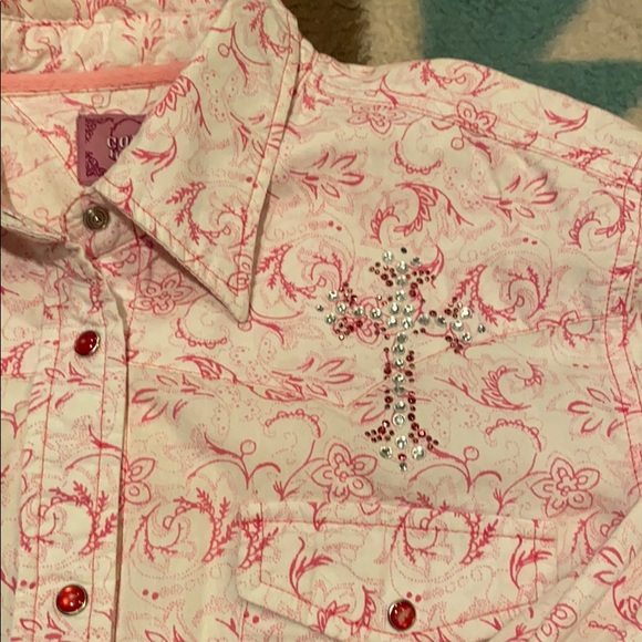 Long Sleeve Cowgirl Hardware Western Shirt - Picture 3 of 5